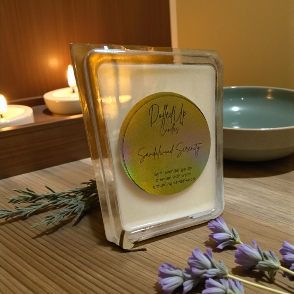Sandalwood Serenity Wax Melts | Lavender Sandalwood | Handmade Soy Melts
